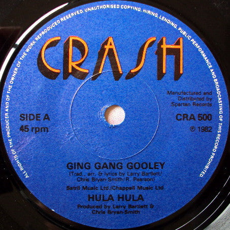 Hula Hula : Ging Gang Gooley (7")