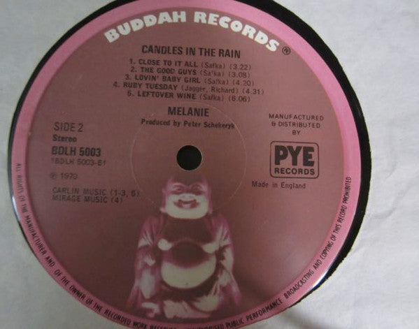Melanie (2) : Candles In The Rain (LP, Album, RE)