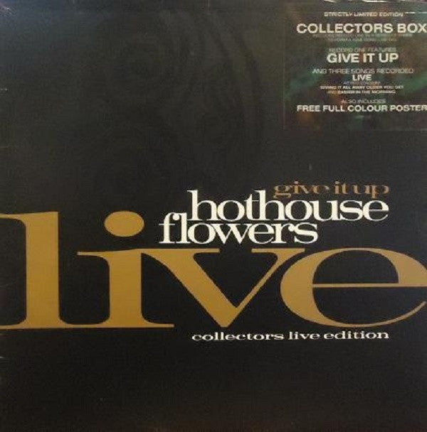 Hothouse Flowers : Give It Up (Live) (12", Single, Col + Box, Ltd)