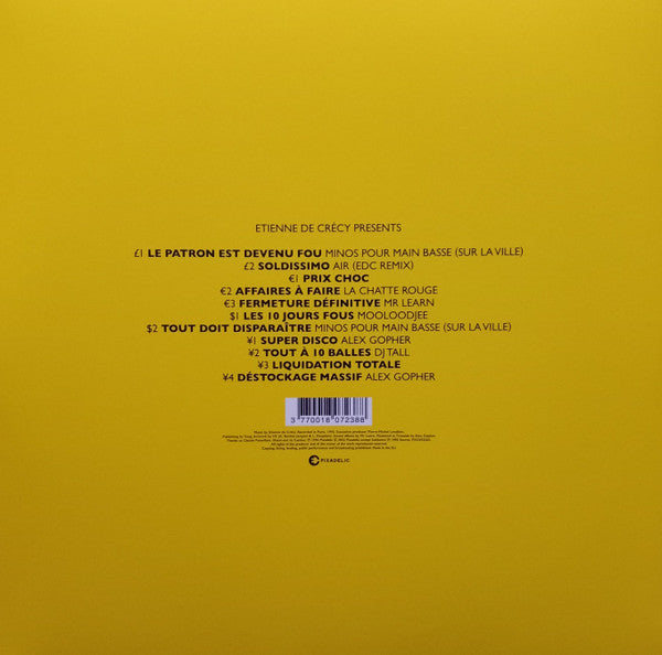 Etienne De Crécy : Super Discount (2xLP, Album, RE, Gat)