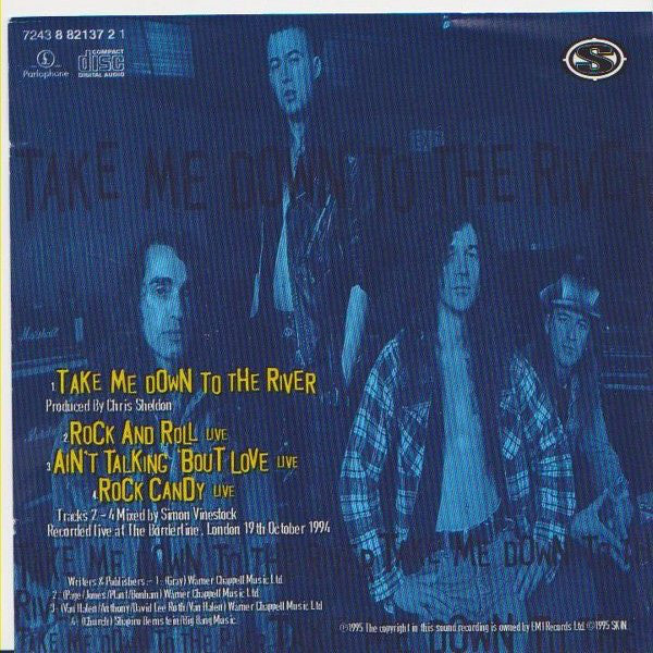 Skin (4) : Take Me Down To The River (CD, Single, CD1)