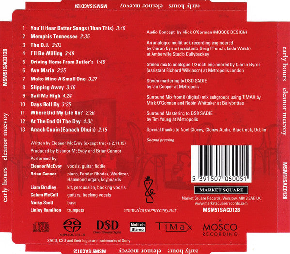 Eleanor McEvoy : Early Hours (SACD, Hybrid, Multichannel, Album)