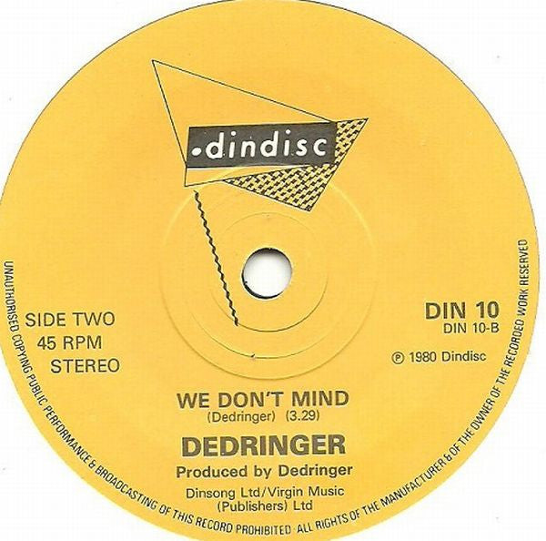 Dedringer : Sunday Drivers (7", Single)