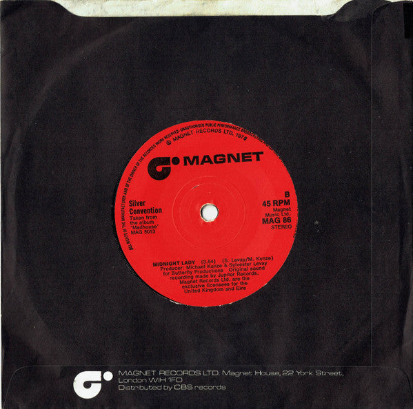 Silver Convention : Telegram (7", Single)