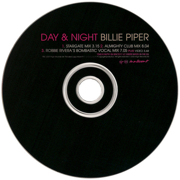 Billie Piper : Day & Night (CD, Single, Enh, CD1)
