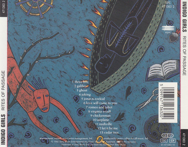 Indigo Girls : Rites Of Passage (CD, Album)