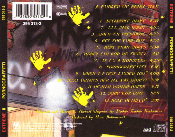 Extreme (2) : Extreme II : Pornograffitti (A Funked Up Fairytale) (CD, Album)