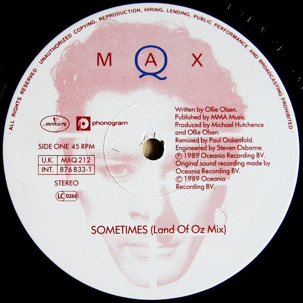 Max Q : Sometimes (12")