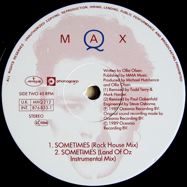 Max Q : Sometimes (12")