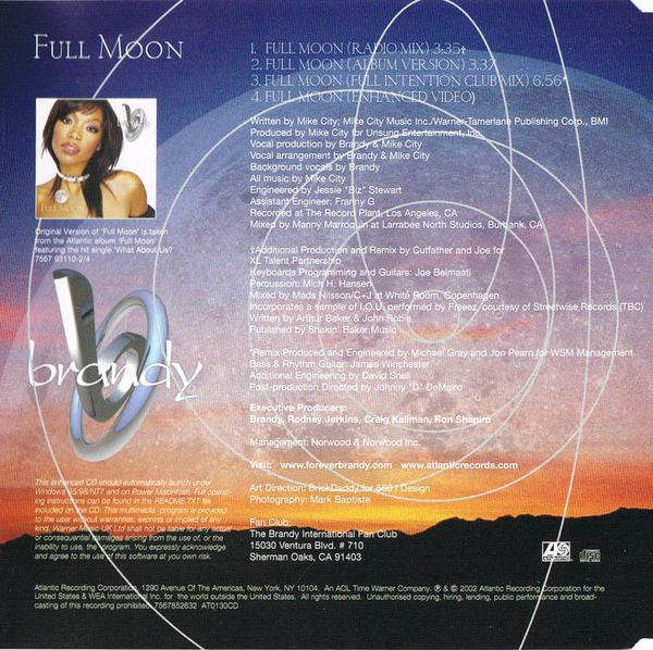 Brandy (2) : Full Moon (CD, Single, Enh)