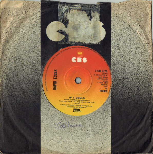 David Essex : If I Could (7", Single, Sol)