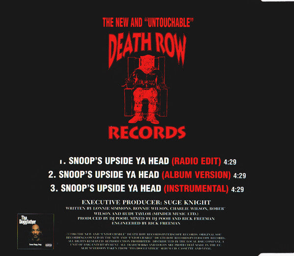 Snoop Dogg Featuring Charlie Wilson : Snoop's Upside Ya Head (CD, Single)