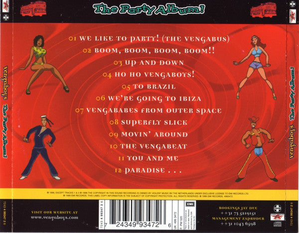 Vengaboys : The Party Album! (CD, Album)