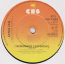 Janis Ian : I Remember Yesterday (7")