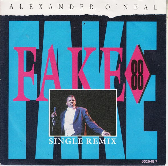 Alexander O'Neal : Fake 88 (Single Remix) (7", Single)