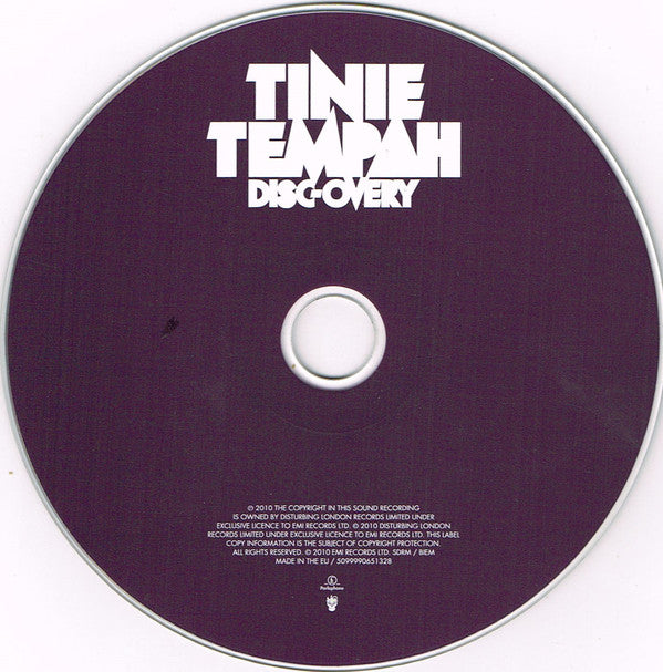 Tinie Tempah : Disc-Overy (CD, Album, Enh)