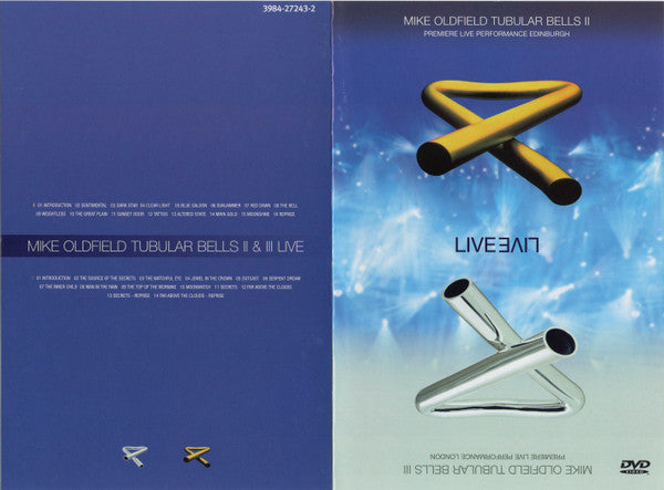 Mike Oldfield : Tubular Bells II & III Live (DVD, D/Sided, Comp, PAL, Sup)