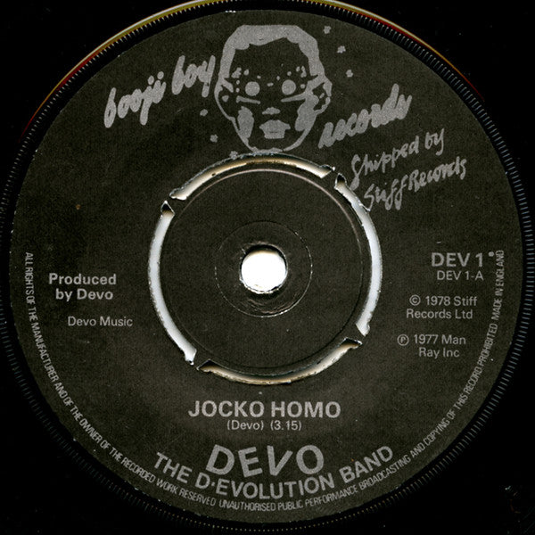 Devo : Jocko Homo / Mongoloid (7", Com)