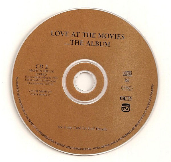 Various : Love At The Movies....The Album (2xCD, Comp)