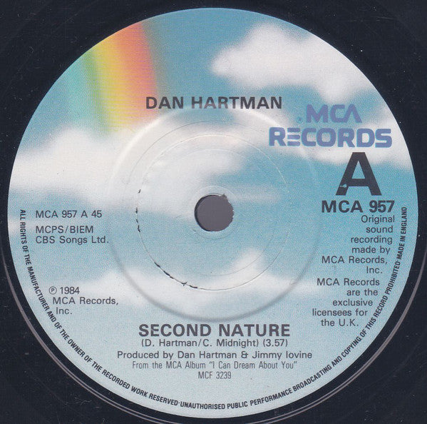 Dan Hartman : Second Nature (7")