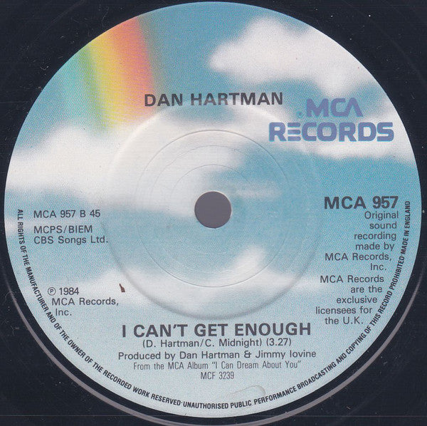 Dan Hartman : Second Nature (7")