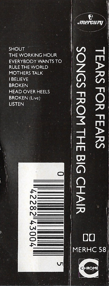 Tears For Fears : Songs From The Big Chair (Cass, Album)