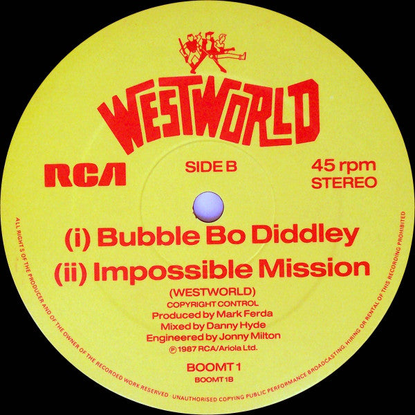 Westworld (2) : Sonic Boom Boy (12", Single)