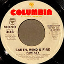 Earth, Wind & Fire : Fantasy  (7", Single, Mono, Promo, Ter)