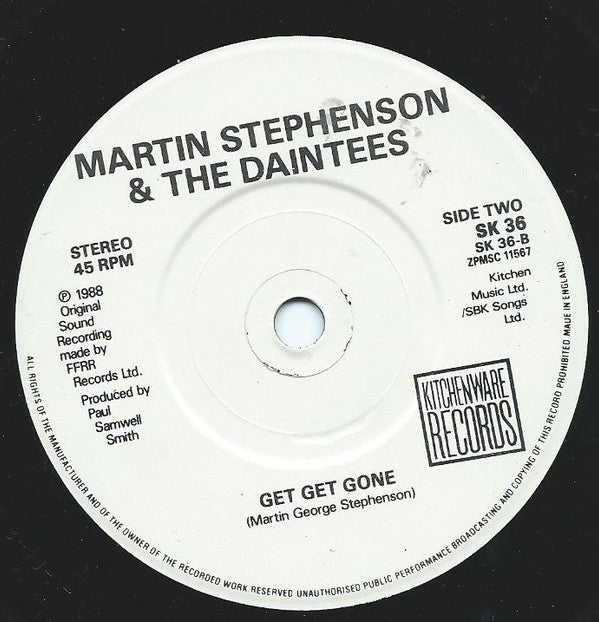 Martin Stephenson And The Daintees : Wholly Humble Heart (7")