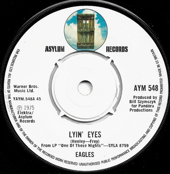 Eagles : Lyin' Eyes / James Dean (7")