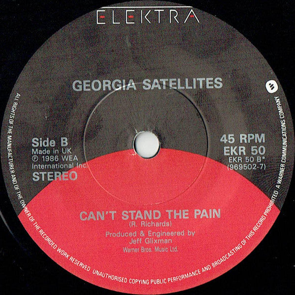 The Georgia Satellites : Keep Your Hands To Yourself (7", Single)