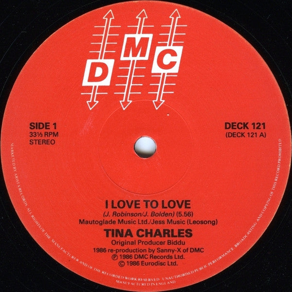 Tina Charles : I Love To Love (12", Single)