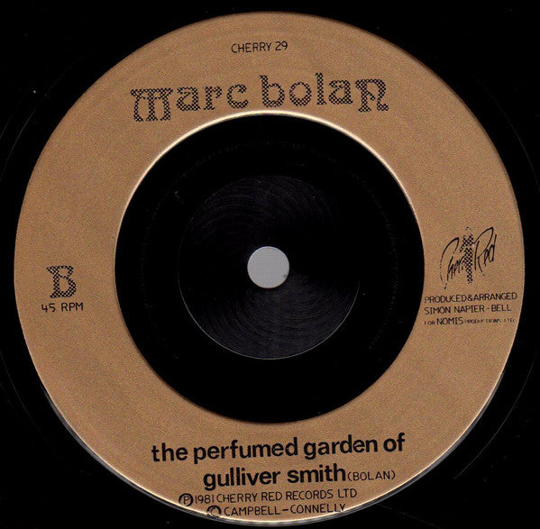 Marc Bolan : You Scare Me To Death / The Perfumed Garden Of Gulliver Smith (7", Single + Flexi, 7", S/Sided)
