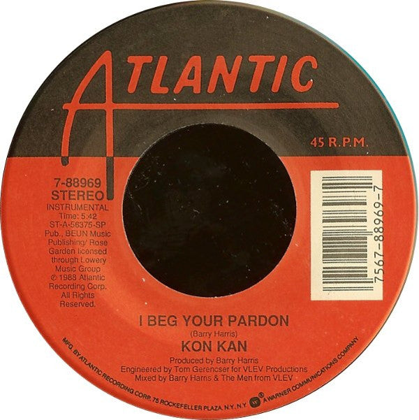 Kon Kan : I Beg Your Pardon (7", SP-)