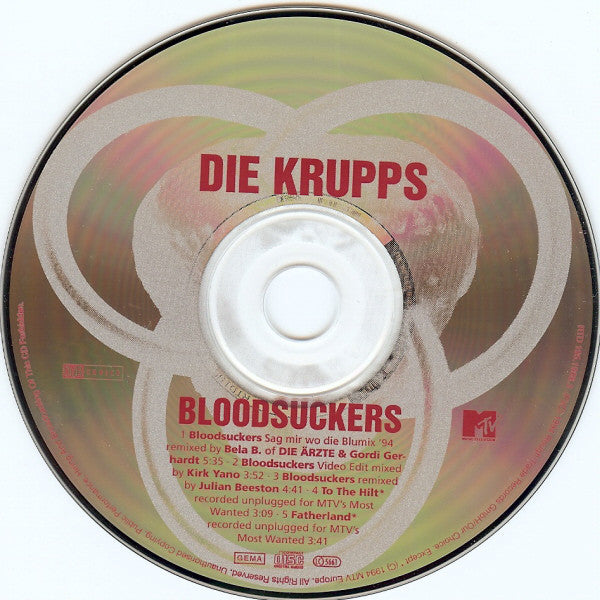 Die Krupps : Bloodsuckers (CD, Single)