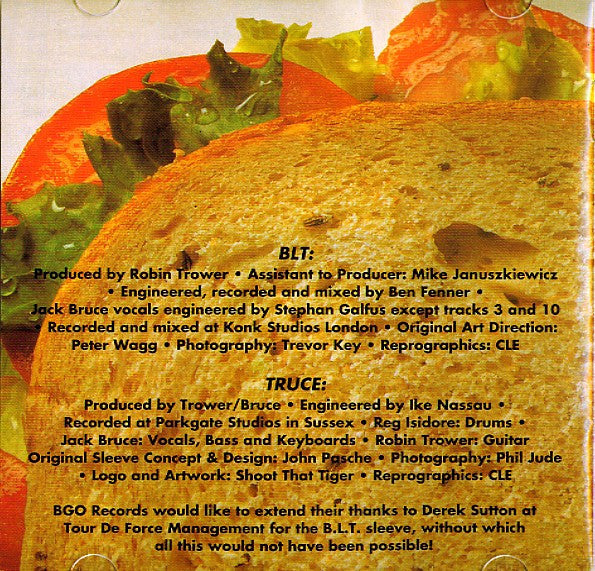 Robin Trower : B.L.T. / Truce (CD, Comp, RE, RM, SDC)