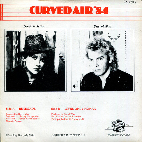 Curved Air : Renegade (7")