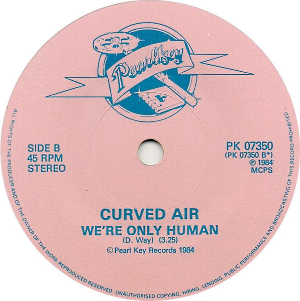 Curved Air : Renegade (7")