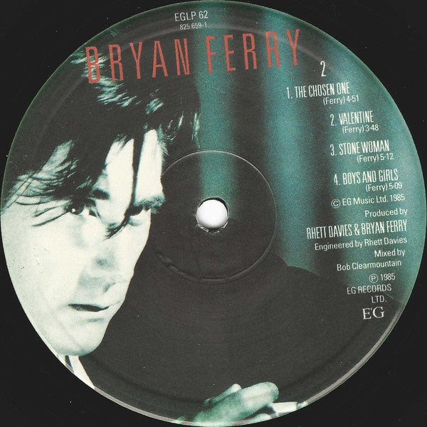 Bryan Ferry : Boys And Girls (LP, Album)