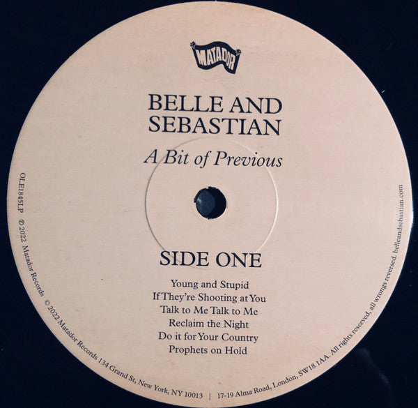 Belle & Sebastian : A Bit Of Previous (LP, Album, GZ )