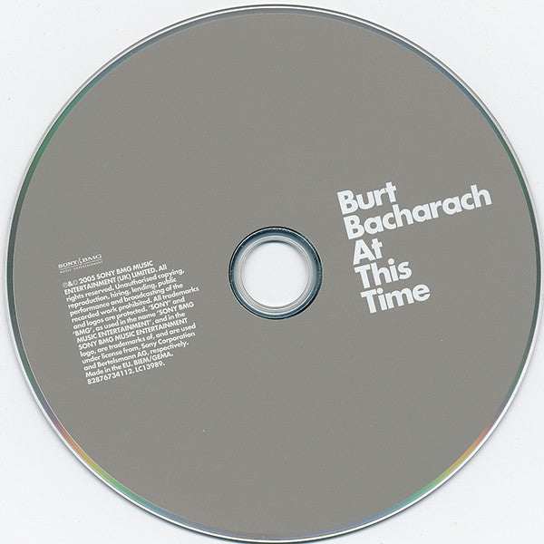 Burt Bacharach : At This Time (CD, Album)
