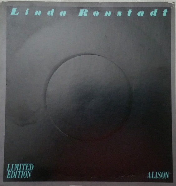 Linda Ronstadt : Alison (7", Single, Pic)
