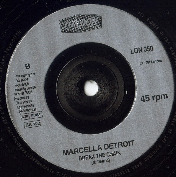 Marcella Detroit & Elton John : Ain't Nothing Like The Real Thing (7")