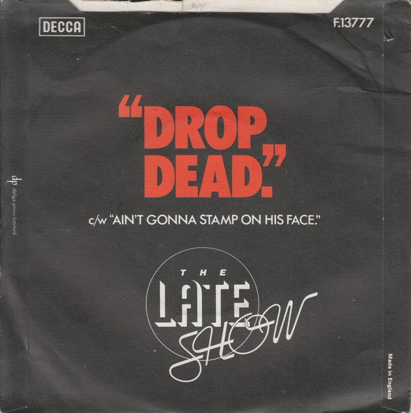 The Late Show : Drop Dead (7")