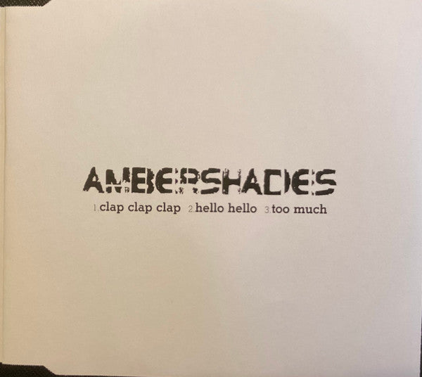 Ambershades : Clap Clap Clap (CDr, Single, Promo)