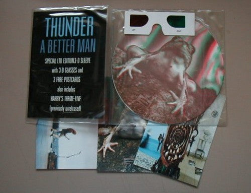 Thunder (3) : A Better Man (7", Ltd, 3-D)