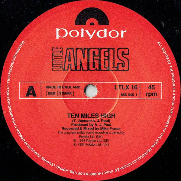 Little Angels : Ten Miles High (12", Single)