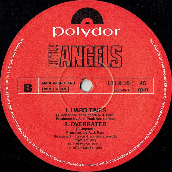 Little Angels : Ten Miles High (12", Single)