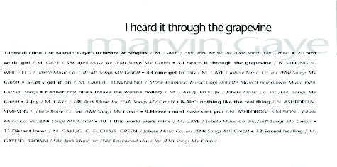 Marvin Gaye : I Heard It Through The Grapevine (CD, Album)