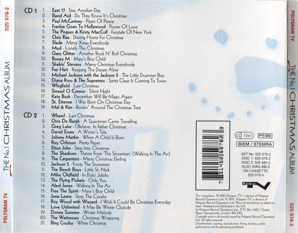 Various : The No.1 Christmas Album (2xCD, Comp)
